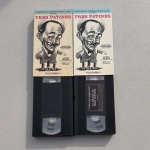 Tres Patines VHS Volumen 1 & 4 - Vintage Spanish Comedy Set